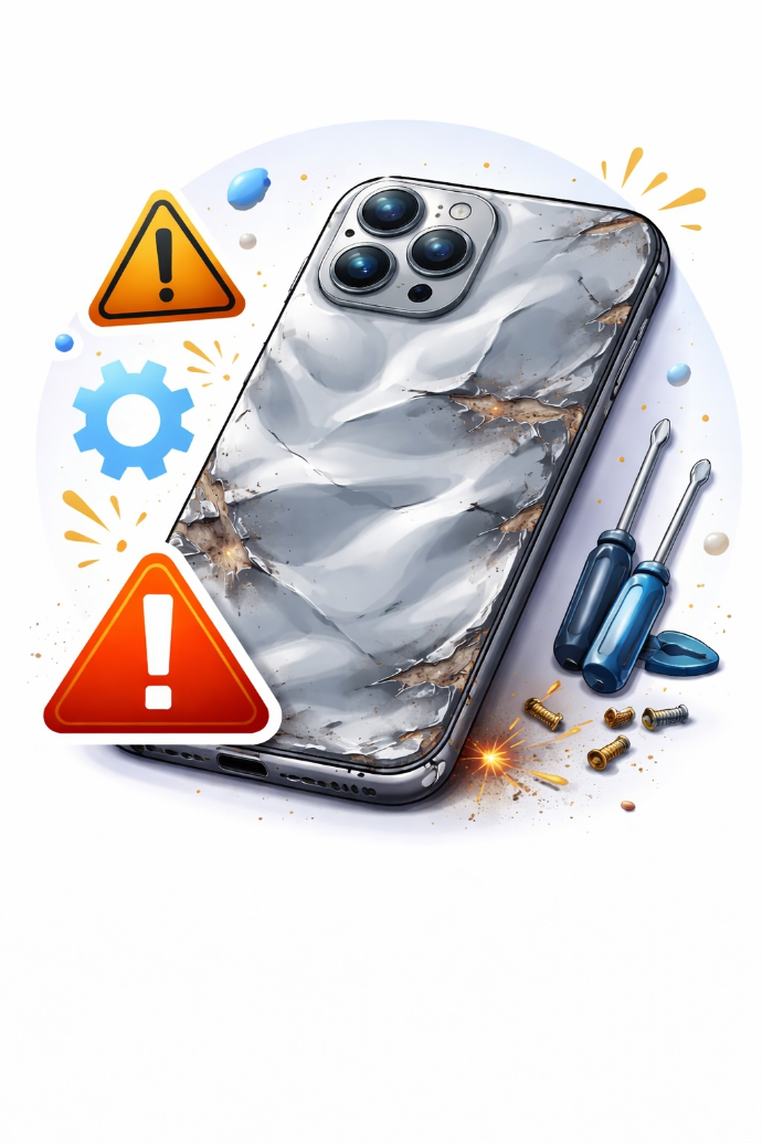 vitre arrière brisée cassée 